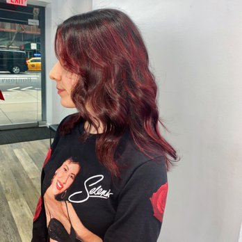 Bleu Ciel Salon - Red balayage - Hair Salons Near Me - New York, New York Bleu Ciel Salon - Red balayage - Hair Salons Near Me - New York, New York