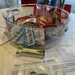 American Red Cross - Treats while you relax after donating.