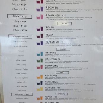 Revive Bowls and Smoothies - Menu 5/2026 - Acai Bowls Near Me - Everett, Washington Revive Bowls and Smoothies - Menu 5/2026 - Acai Bowls Near Me - Everett, Washington