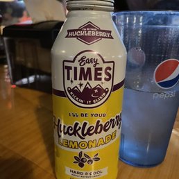Delicious huckleberry lemonade. Delicious huckleberry lemonade.