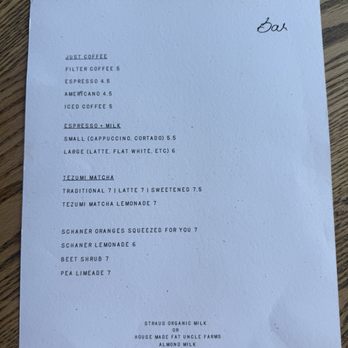 Bar Betsy - Drink menu - Bars Near Me - Altadena, California Bar Betsy - Drink menu - Bars Near Me - Altadena, California