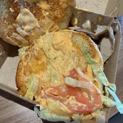McDonald's - Spicy chicken drowning in sauce.