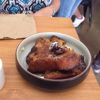 Crêpe Bar - The Cherry French Toast from the sweet side of the menu. - Creperies Near Me - Tempe, Arizona