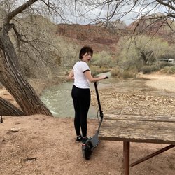 Zion Canyon Campground - One of the river front tent sites