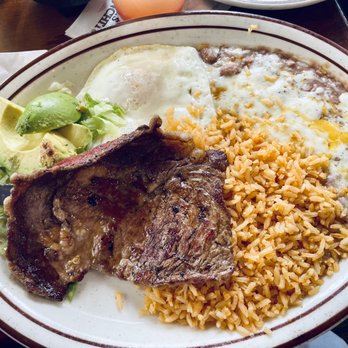 Avilas El Ranchito - Ribeye steak and eggs - Mexican Near Me - Costa Mesa, California