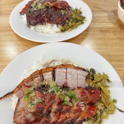 Wong Kee BBQ Peking Duck - Bbq pork and roast pork plate