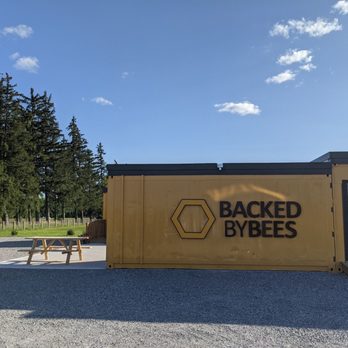 Backed by Bees - There are benches outside. - Farms Near Me - Burlington, Ontario