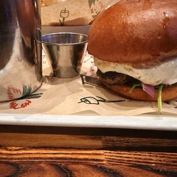 Colorado Campfire - Mint poblano lamb burger - American Near Me - Denver, Colorado