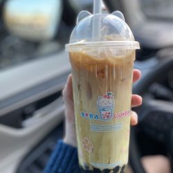 Boba Cutea - Matcha green milk tea ($5.50)