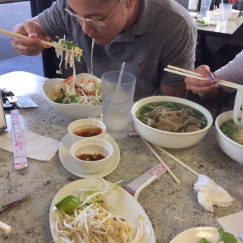 Pho 102 - Enjoying pho - Vietnamese Near Me - Tumwater, Washington