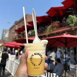 Rachel's Ginger Beer - Pike Place Market - Passion Fruit x Vanilla Ginger beer float w/ Vanilla soft serve