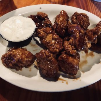 Gator's Dockside Apopka - Boneless teriyaki wings. They had a lot of breading on them. I cut some off. - American Near Me - Apopka, Florida
