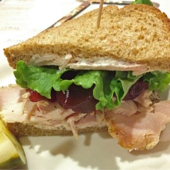 Kara's Korner - Turkey Special sandwich with cream cheese & cranberry jelly. Soup & 1/2 sandwich $6.59. - Delis Near Me - Glendora, California Kara's Korner - Turkey Special sandwich with cream cheese & cranberry jelly. Soup & 1/2 sandwich $6.59. - Delis Near Me - Glendora, California