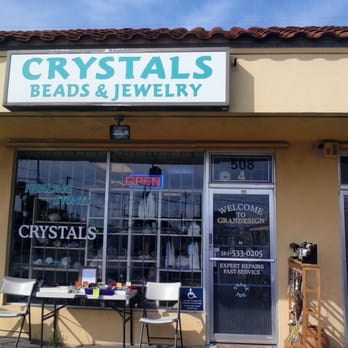 Grandesign Two - Store Front. Known as Grandesign, even though their major sign says Crystals Beads & Jewelry - Jewelry Near Me - Lantana, Florida