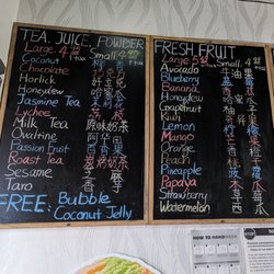 Hot Cha Cafe - Menu