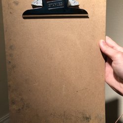 Island Club Apartments - mold that began to grow on my clipboard