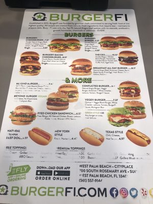 Menu photo 1 BurgerFi West Palm Beach, FL