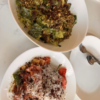 Lulu’s Little Kitchen - Toum Caesar Bowl- a must. So good Corn succotash- seasonal item - Middle Eastern Near Me - Albany, California Lulu’s Little Kitchen - Toum Caesar Bowl- a must. So good Corn succotash- seasonal item - Middle Eastern Near Me - Albany, California