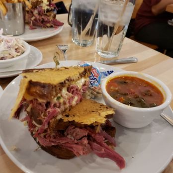 The Maple Table - Reuben and Spicy Vegetable Soup - Salad Near Me - Racine, Wisconsin