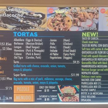 La Paloma Taqueria - Menu 2.1.2021 - Mexican Near Me - Plano, Texas