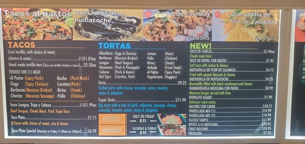 Menu photo 1 La Paloma Taqueria Plano, TX