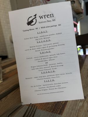 Menu photo 2 Wren Suttons Bay, MI