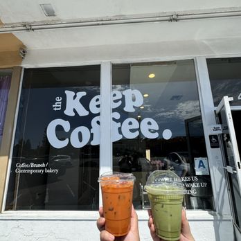 The Keep Coffee - Outside of the keep coffee, thai tea and matcha latte - Bakeries Near Me - San Diego, California The Keep Coffee - Outside of the keep coffee, thai tea and matcha latte - Bakeries Near Me - San Diego, California
