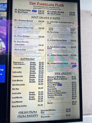 Menu photo 6 El Rey Taqueria Houston, TX