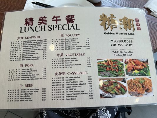 Menu photo 2 Golden Wonton King Flushing, NY