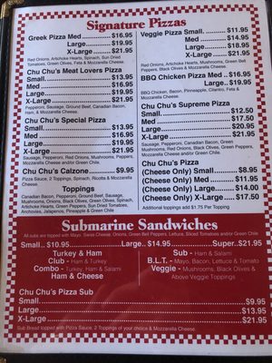 Menu photo 4 Chu Chu's Pizzaria Zuni, NM Menu photo 4 Chu Chu's Pizzaria Zuni, NM