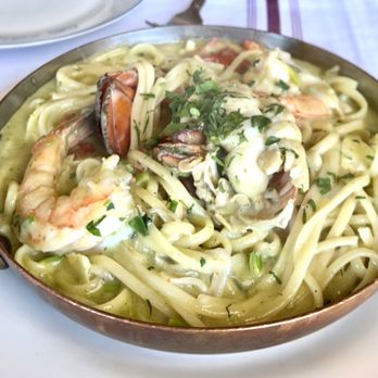 La Bicyclette - Linguine Pescatore - perfection! (11/03/22) - French Near Me - Carmel, California