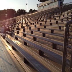 Dacula High School - Hope this doesn't kill me running up and down these stadium steps!
