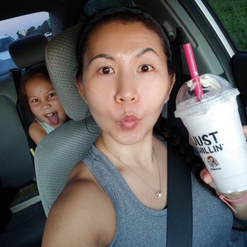 PDQ Chicken - Strawberry milkshake with lots of whip cream! The little devil in the backseat ready to steal - Sandwiches Near Me - Wesley Chapel, Florida PDQ Chicken - Strawberry milkshake with lots of whip cream! The little devil in the backseat ready to steal - Sandwiches Near Me - Wesley Chapel, Florida
