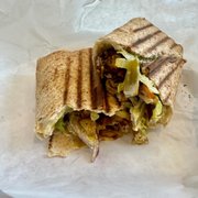 Photo of Shawarma Guys - San Diego, CA, United States. Vegan Chicken Shawarma Pita