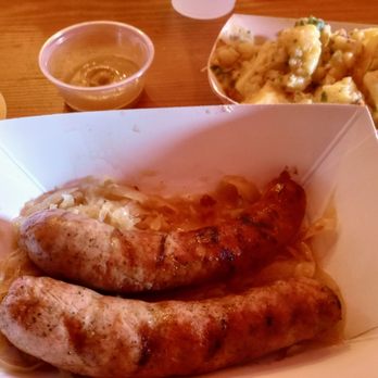 Speisekammer - Brats and potato salad - German Near Me - Alameda, California