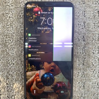 Skip Repairs - Before Skip repairs, I turned in my phone like this. - IT Services & Computer Repair Near Me