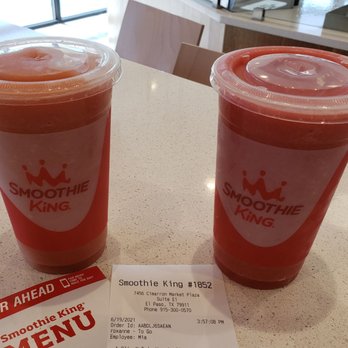 Smoothie King - Watermelon X-Treme & Strawberry X-treme - Juice Bars & Smoothies Near Me - El Paso, Texas