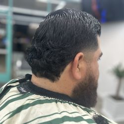 Godspeed Barbers - Turlock - Combover + Mullet + Tapered Sides
