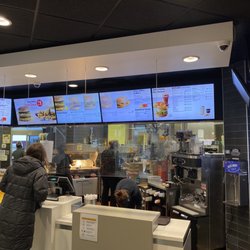 McDonald's - Counter(the store is located inside a gas station).