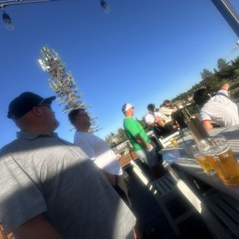 Lifty’s Bar Grill Sandbox - Watching adult softball leagues battle it out from the rooftop. - New American Near Me - Bend, Oregon