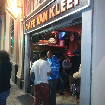 Cafe Van Kleef - Outside Shot with the Namesake - Jazz & Blues Near Me - Oakland, California