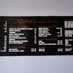 Aisha's Salon & Spa - Prices and services at Aisha's