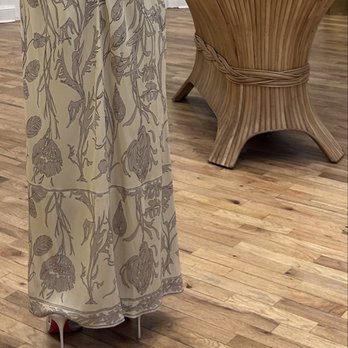 Hallak Cleaners - previous condition of hem of dress - Sewing & Alterations Near Me - New York, New York Hallak Cleaners - previous condition of hem of dress - Sewing & Alterations Near Me - New York, New York