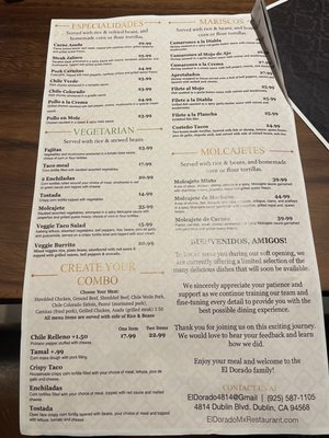 Menu photo 8 El Dorado Dublin, CA