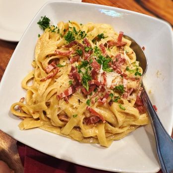 Ocado Restaurant - Carbonara a la Fettuccine - Vegan Near Me - Sherman Oaks, California Ocado Restaurant - Carbonara a la Fettuccine - Vegan Near Me - Sherman Oaks, California