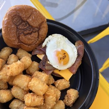 Gudetama Cafe - Lazy bacon and eggs - Cafes Near Me - Buena Park, California