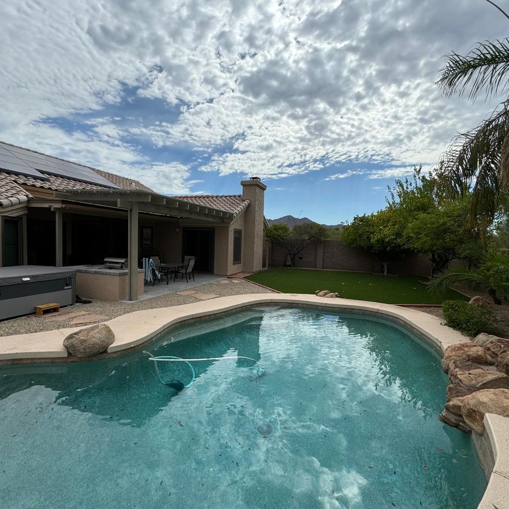 E.L. Construction - After new patio, outdoor kitchen, pergola - General Contractors Near Me - Phoenix, Arizona