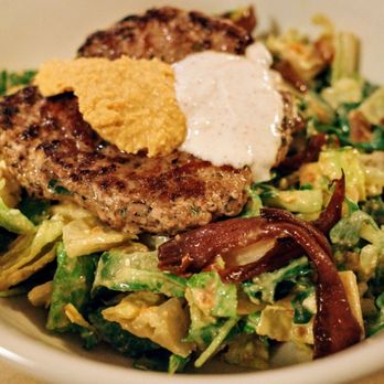 Moo Creamery - Mediterranean Lamb Burger Salad Bowl 02/26/25 - Burgers Near Me - Bakersfield, California Moo Creamery - Mediterranean Lamb Burger Salad Bowl 02/26/25 - Burgers Near Me - Bakersfield, California