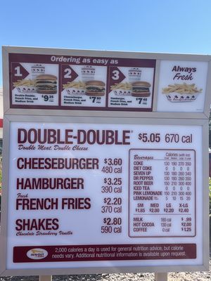 Menu photo 3 In-N-Out Burger Mesa, AZ Menu photo 3 In-N-Out Burger Mesa, AZ
