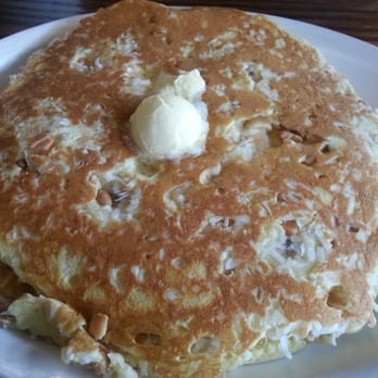 Stacks - Banana Macadamia Nut Pancakes - Short Stack order - Breakfast & Brunch Near Me - Burlingame, California Stacks - Banana Macadamia Nut Pancakes - Short Stack order - Breakfast & Brunch Near Me - Burlingame, California